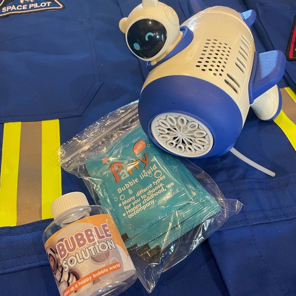 H2C Flame Resistant 3M Reflective Coverall NASA Space Suit Costume W/Patches (L) - Picture 10 of 17